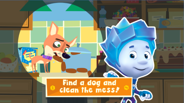 Gameplay screenshot from fixies town games for kids for Android