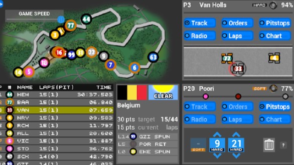 Gameplay screenshot from fl racing manager 2021 pro for Android