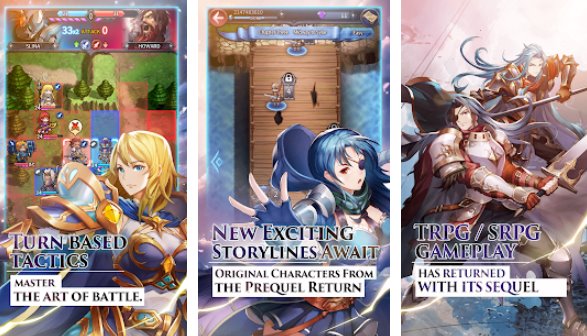 Gameplay screenshot from flame dragon knights fdk official strategy for Android