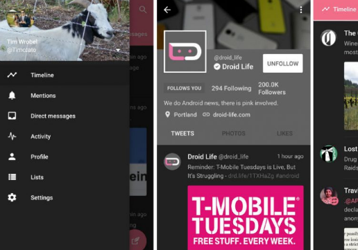 Gameplay screenshot from flamingo for twitter for Android