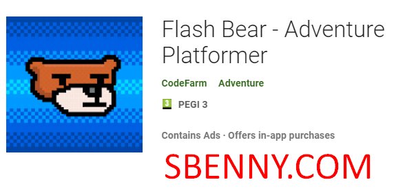 flash bear avventura platformer