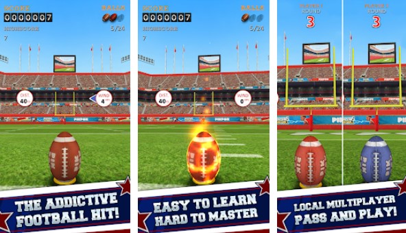 Gameplay screenshot from flick kick field goal for Android