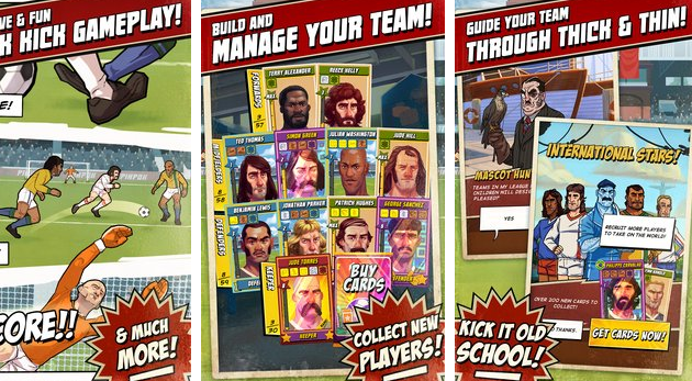 Gameplay screenshot from flick kick football legends for Android