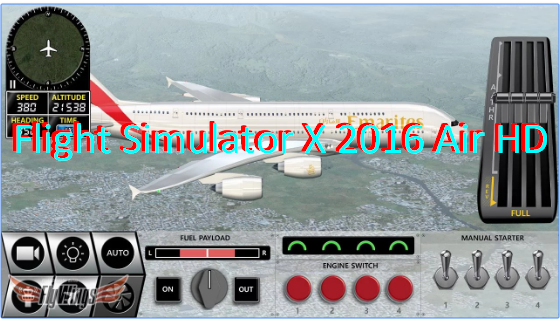 simulatore di volo x 2016 Hd