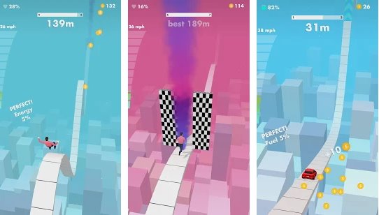 Gameplay screenshot from flip rush for Android