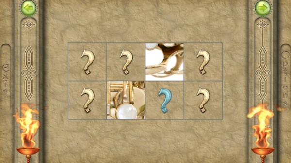 Gameplay screenshot from  flippix jigsaw notes for Android