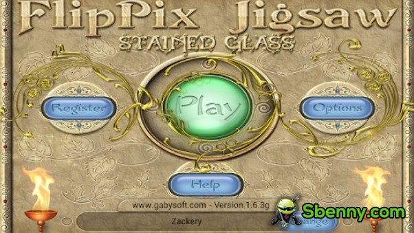 Flippix Puzzle Glasmalerei