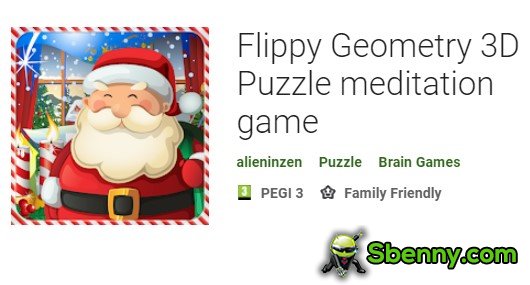 jeu de méditation puzzle 3d géométrie flippy