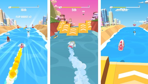 Gameplay screenshot from flippy race for Android