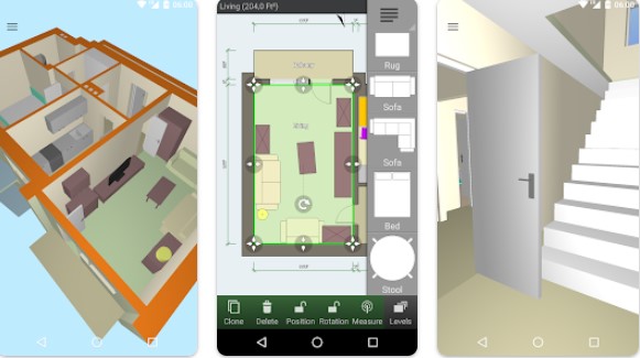 Gameplay screenshot from floor plan creator for Android