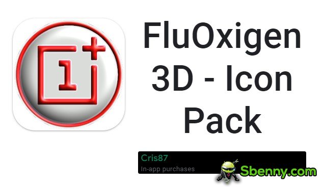 pacchetto di icone fluoxigen 3d