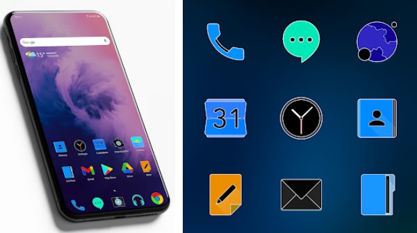 paquete de iconos de fluoxigen MOD APK Android