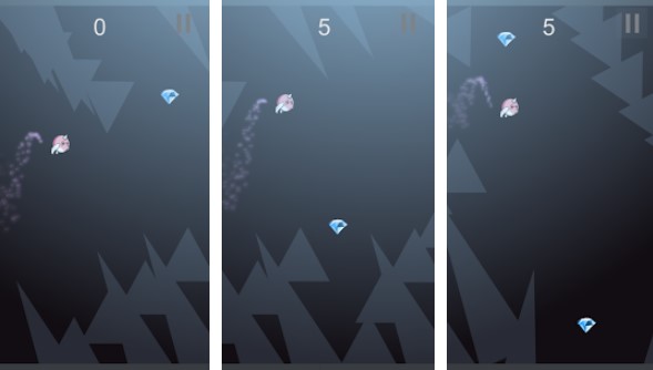Gameplay screenshot from fly above pro for Android
