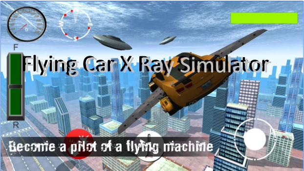 simulador de raios voando carro x