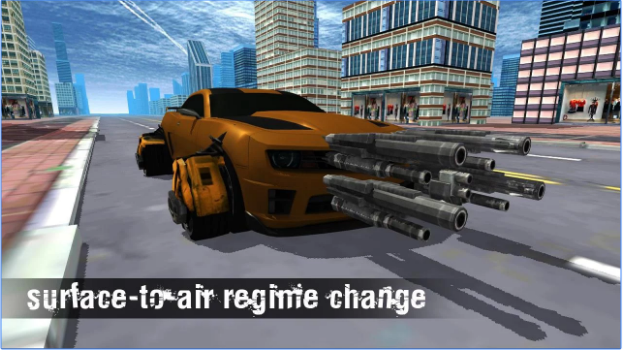 Gameplay screenshot from flying car x ray simulator for Android
