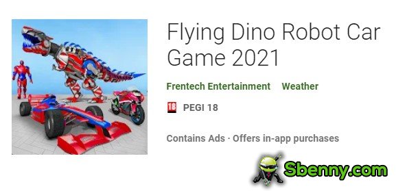 flying dino robot car game 2021
