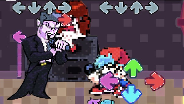 Gameplay screenshot from fnf retro mods for Android