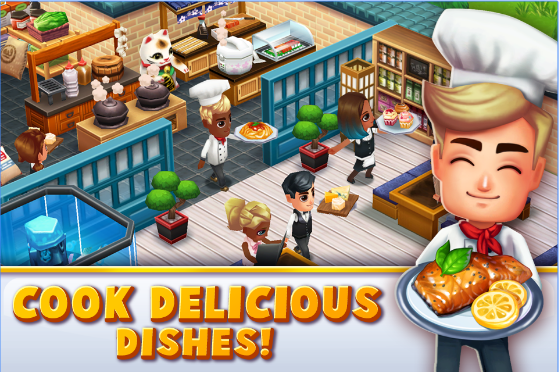 Gameplay screenshot from food street for Android