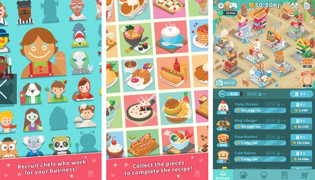 Gameplay screenshot from foodpia tycoon for Android