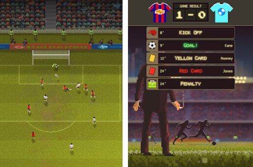 Gameplay screenshot from football boss soccer manager for Android