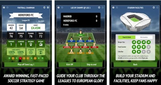 Gameplay screenshot from football chairman pro for Android