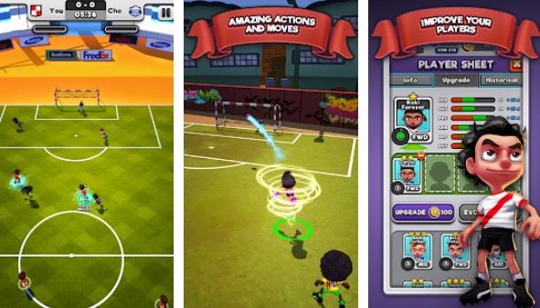 Gameplay screenshot from football fred for Android
