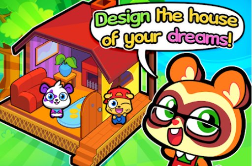 Gameplay screenshot from forest folks cute pet home design  game for Android
