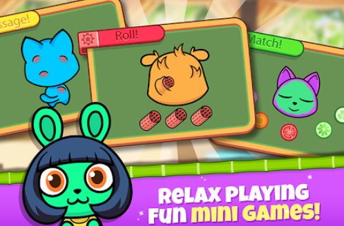 Gameplay screenshot from forest folks your own adorable pet spa for Android