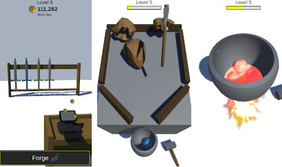 Gameplay screenshot from forge ahead for Android