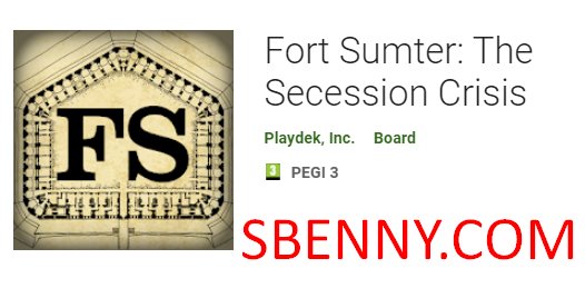 Fort Sumter La crisis de la secesión.