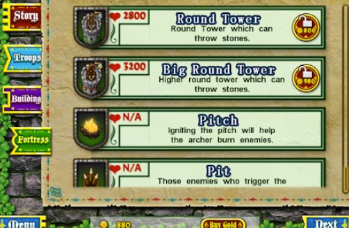 Gameplay screenshot from fortress under siege hd for Android