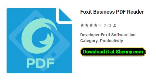 foxit business pdf reader