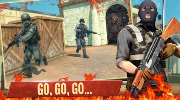 Gameplay screenshot from fps commando secret mission free shooting games for Android