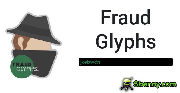 glyphes de fraude