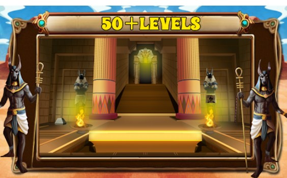 Gameplay screenshot from free new escape games 57 ancient room escape game for Android