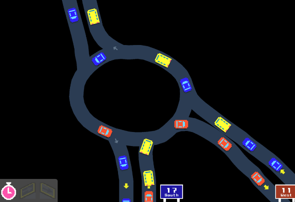 Gameplay screenshot from freeways for Android