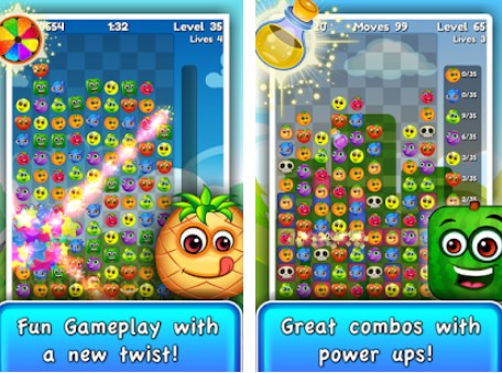 Gameplay screenshot from frenzy fruits premium for Android
