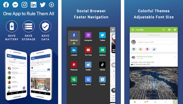 navigateur social convivial MOD APK Android