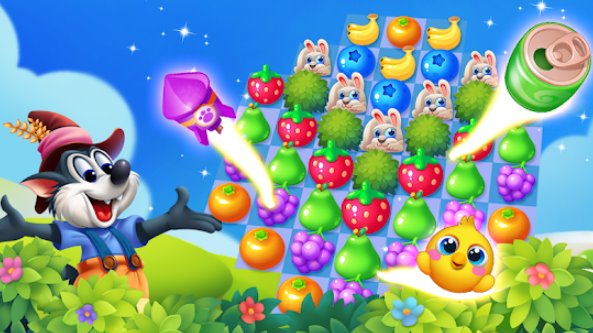Gameplay screenshot from fruit harvest time for Android