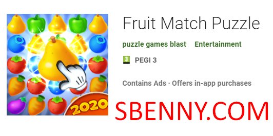 puzzle de match de fruits