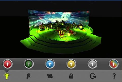 Gameplay screenshot from funfair ride simulator boost for Android