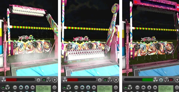 Gameplay screenshot from funfair simulator spin around for Android