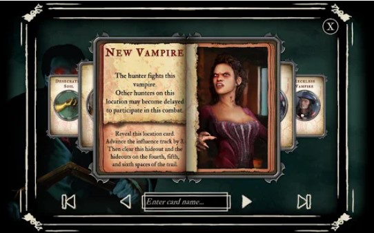 Gameplay screenshot from fury of dracula digital edition for Android