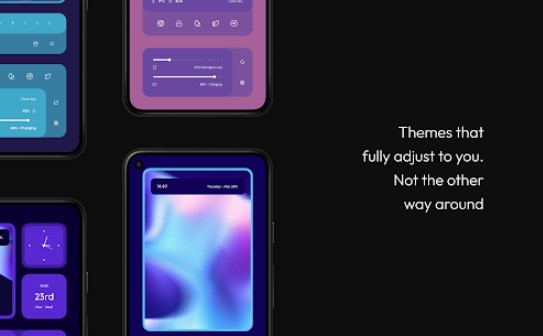 Gameplay screenshot from futura klwp for Android