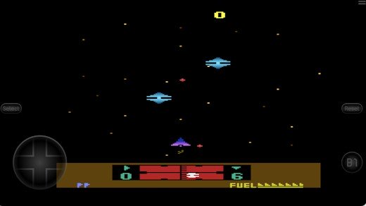 Gameplay screenshot from 2600 emu atari 2600 emulator for Android