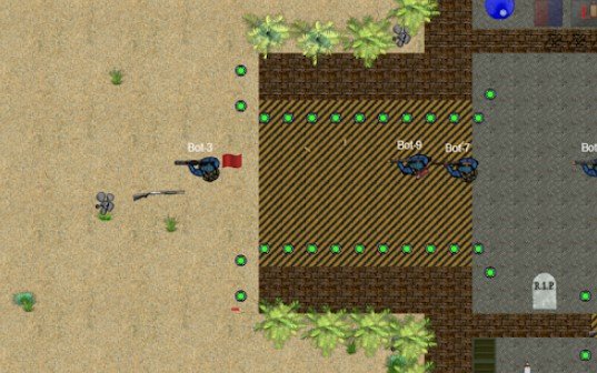 Gameplay screenshot from 2d strike for Android