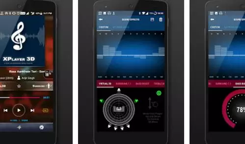 Gameplay screenshot from 3d surround music player for Android