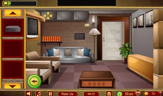Gameplay screenshot from 501 free new room escape game 2 unlock door for Android
