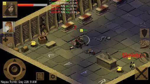 Gameplay screenshot from Exiled Kingdoms RPG for Android