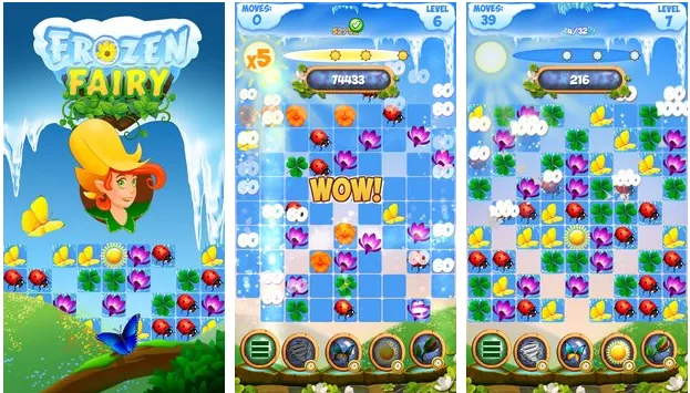  Frozen Fairy: Match 3 Cascade